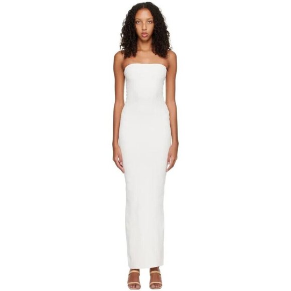 Binya Alicia Maxi Dress Size XS White SSENSE Exclusive $170 - Picture 1 of 16